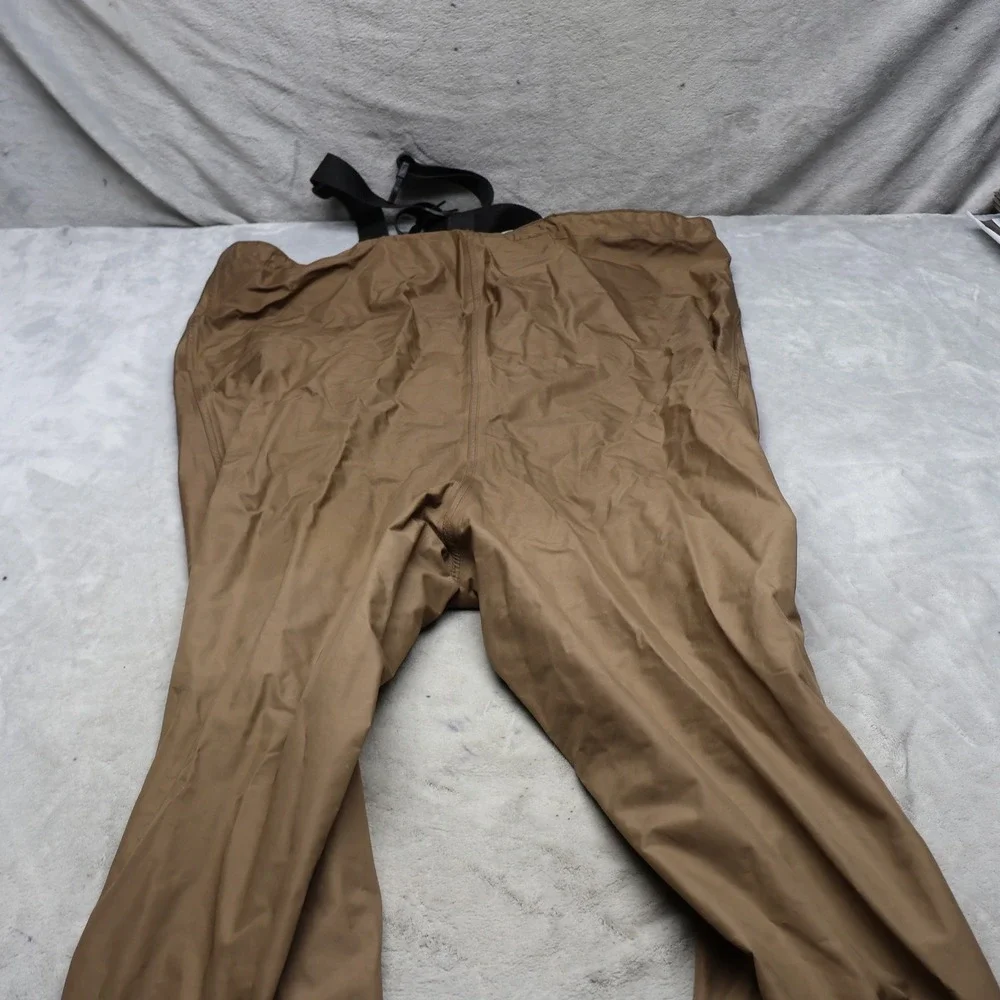 Hodgman Mens 11 Chest Waders Boot Brown Fishing Hunting Suspender Waterproof